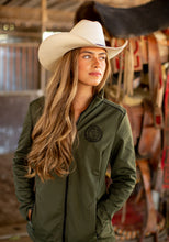 Cargar imagen en el visor de la galería, WOMEN&#39;S LRS LIMITED EDITION BLACK FRIESIAN COLLECTION TECH SOFTSHELL JACKET
