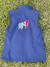 Cargar imagen en el visor de la galería, MEN&#39;S MEXICO SOFTSHELL VEST (NAVY BLUE)
