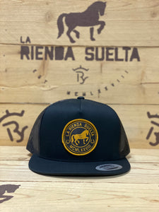 Official La Rienda Suelta Gold Round Patch Snapback Cap