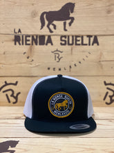 Load image into Gallery viewer, Official La Rienda Suelta Round Patch Snapback Cap
