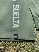 Load image into Gallery viewer, La Rienda Suelta Brand Rider Long Sleeve T-Shirt (MILITARY GREEN)
