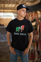 Cargar imagen en el visor de la galería, La Rienda Suelta Brand MEXICO CABALLO BAILADOR Short Sleeve T-Shirt (BLACK)
