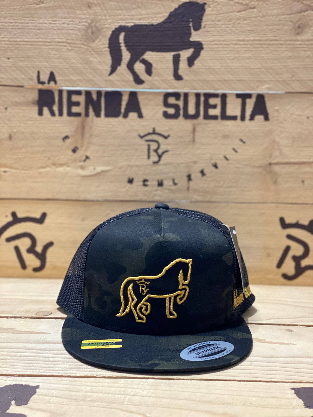 Official Caballo Bailador Camo SnapBack Cap